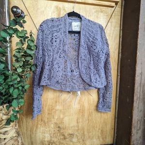 Anthropologie Angel of the North cardigan, medium